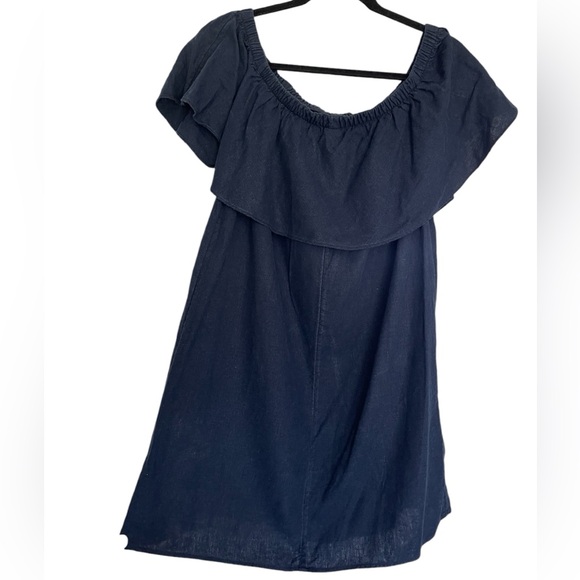 Old Navy Off-the-Shoulder Linen-Blend Shift Dress for Women - Picture 5 of 8